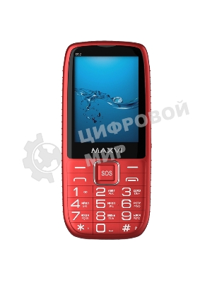 Мобильный телефон Maxvi B32 красный