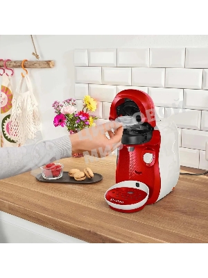 Кофемашина капсульная Bosch Tassimo TAS1006 Happy красный, исп. кофе - капсулы, 0.7 л, 1400 Вт.