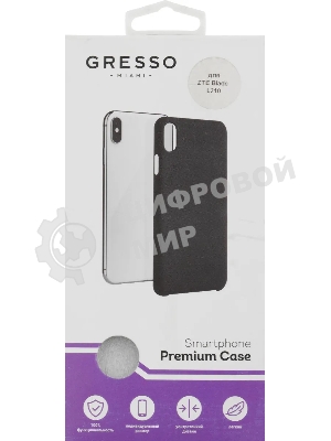 Чехол (клип-кейс) Gresso Meridian, для ZTE Blade L210, черный gr17mrn1008