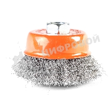 Щетка EDGE by PATRIOT чашеобразная 75ммХМ14 гофрированная проволока