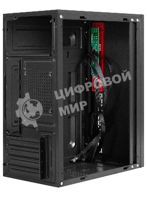 Компьютерный корпус Minitower ExeGate BAA-403-UNS400 (mATX, БП UNS400 с вент. 12см, 2*USB, HD Audio, черный)
