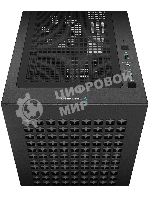Компьютерный корпус Deepcool CH370 черный без БП mATX 1x120мм 1xUSB 2.0 1xUSB 3.0 audio bott PSU