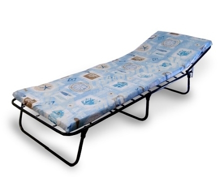 Раскладушка мягкая Стандарт М 195х65х55 см