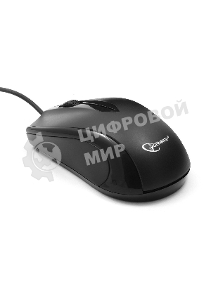 Мышь проводная Gembird MUSOPTI9-905U черный, 1000 dpi, USB, кнопки - 3