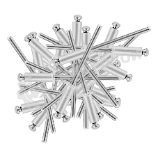 Заклепки алюминиевые Denzel, 5/32