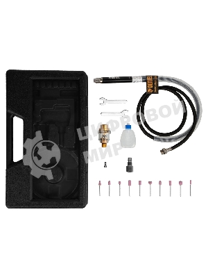 Прямошлифовальная машина (гравер) пневматический Denzel PE54000, 54000 об/мин, 3 мм, 57 л/мин