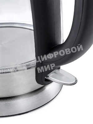 Чайник электрический Kitfort КТ-619, стекло, 1850 - 2200 Вт, 1.7 л