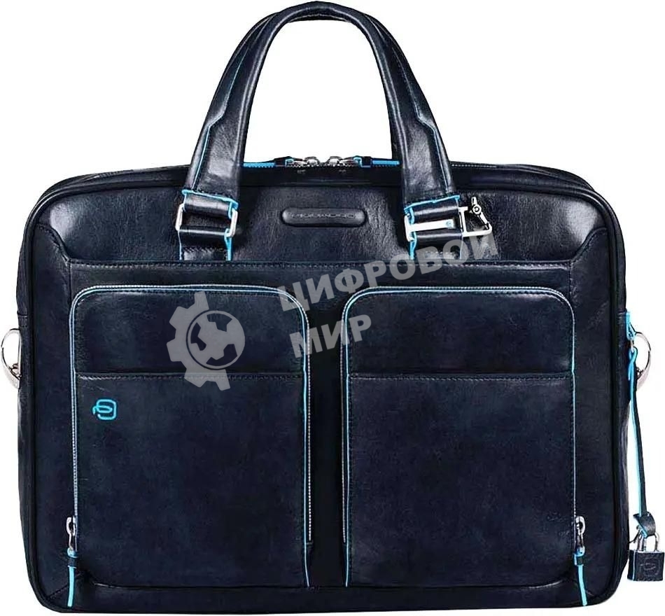 Сумка для ноутбука Piquadro Blue Square CA2849B2/BLU2 синий натур.кожа