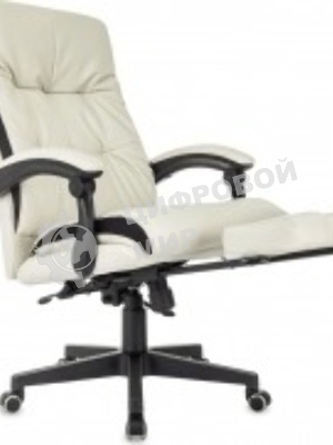 Кресло Бюрократ CH-824MSG-BF слоновая кость, экокожа
