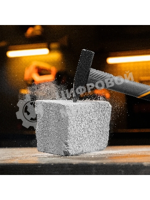 Молоток слесарный Denzel 300 г, кованый, фибергласовая рукоятка c TPR покрытием