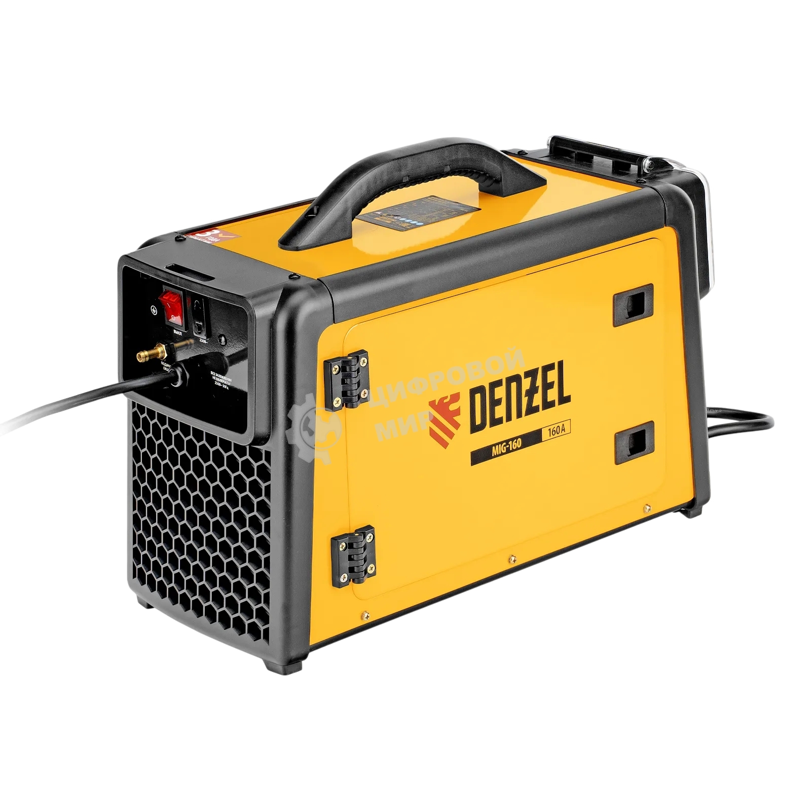 Аппарат инверторный полуавтоматической сварки Denzel MIG-160, 160 А, ПВ 60%, катушка 5 кг