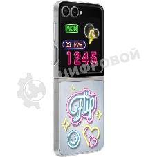 Чехол (клип-кейс) Samsung для Samsung Galaxy Z Flip6 Flipsuit Case Flip 6 (F741) прозрачный/прозрачный (EF-ZF741CTEGRU)