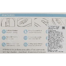 Мышь беспроводная A4Tech Fstyler FG20 серый, 2000 dpi, радиоканал, USB, кнопки - 4