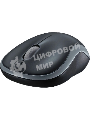 Мышь беспроводная Logitech M185 серый/черный, 1000 dpi, радиоканал, USB, кнопки - 3