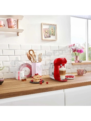 Кофемашина капсульная Bosch Tassimo TAS1006 Happy красный, исп. кофе - капсулы, 0.7 л, 1400 Вт.