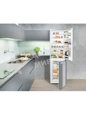 Холодильник Liebherr CUELE 3331-26 001 серебристый двухкамерный 212/84л морозилка снизу