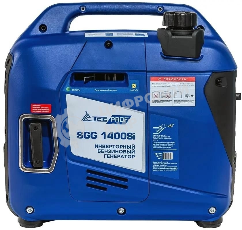 Электрогенератор бензиновый инверторный ТСС SGG 1400Si, 1.4 кВт, 56 дБ, 10.5 кг