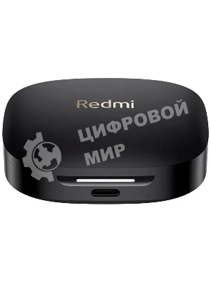 Наушники TWS Xiaomi Redmi Buds 6 черный, внутриканальные, Bluetooth, активное шумоподавление, до 40 ч