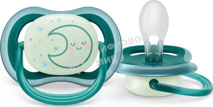 Пустышка Philips Avent ultra air, ночная, месяц, 6-18 мес., 1 шт.