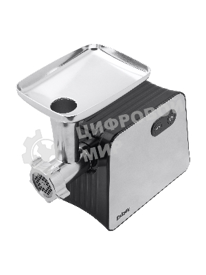 Мясорубка электрическая BBK MG3001 металлик, 2400 Вт, 2.4 кг/мин, реверс, защита от перегрузки, металлический лоток, насадки - 4
