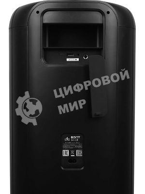 Портативная колонка Ural Болт 64х21 черный 640W 2.0 BT/3.5Jack/USB-C 10м 5200mAh (УРАЛ БОЛТ 64Х21)