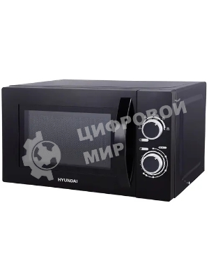Микроволновая печь Hyundai HYM-M2058 черный, 20 л, 700 Вт, переключатели - поворотный механизм