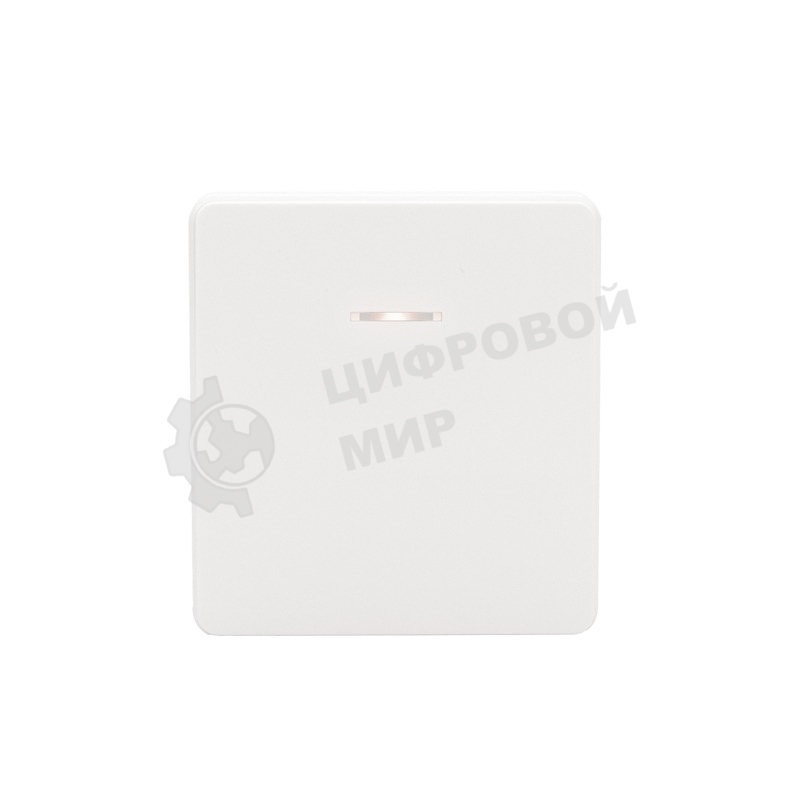 Выключатель Kranz ROUND 1 кл с подсветкой 10А с/у перламутр