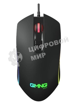 Мышь проводная GMNG 730GM черный, 12000 dpi, USB, кнопки - 7