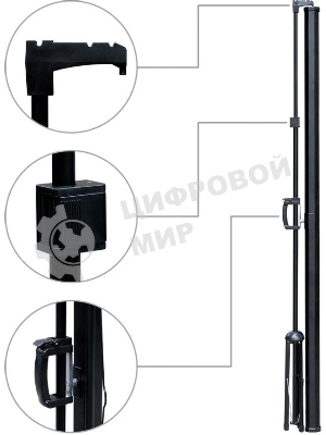 Экран на штативе Lumien Eco View 130x227см (раб.область124х221 см) (100