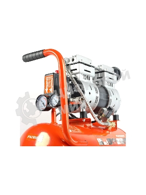 Компрессор Patriot WO 24-160 525306375 Безмасляный; Мощн. 1,1 кВт; Напр. 230В Об. двиг.: 2850 об/мин; Производительность: 160 л/мин; Объем ресивера: 24 л; Давление: 8 бар