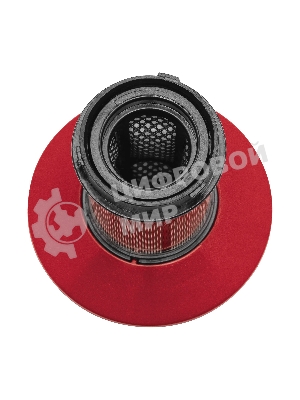 Пылесос вертикальный BBK BV3004 серый/красный, питание от аккумулятора, 60 Вт, уборка сухая, пылесборник 0.8 л