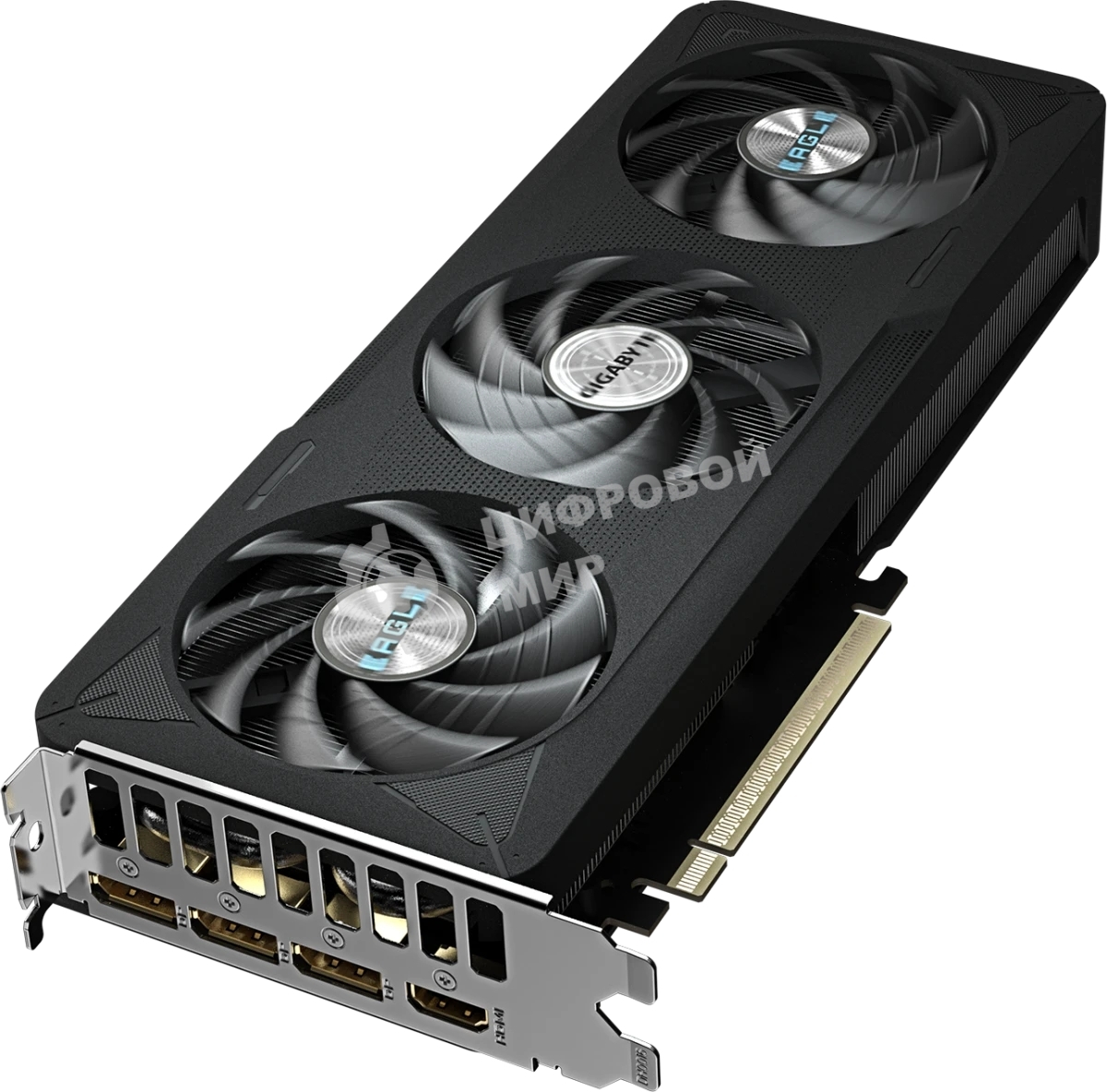 Видеокарта Gigabyte GeForce RTX 5060 Ti Eagle Max OC, NVIDIA RTX 5060 Ti, 16 ГБ GDDR7, 128 бит, PCI-e 5.0, 1xHDMI, 3xDP, 2617 МГц