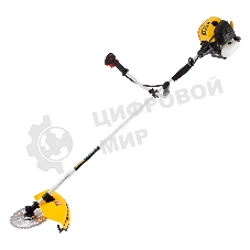 Триммер Denzel DT 43 бензиновый 43см3 2.5 лс. неразъемная штанга состоит из 2 частей