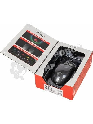 Мышь проводная MSI Clutch GM11 черный, 5000 dpi, USB, кнопки - 6