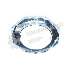 Точечный светодиодный светильник Ambrella Light хром/прозрачный GX53+3W /LED COLD/ G216 CL/CH/CLD