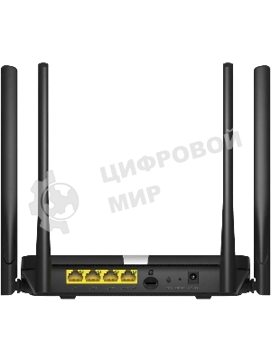 Роутер беспроводной Cudy LT500 AC1200 10/100BASE-TX/4G cat.4 черный
