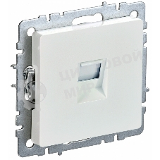Розетка компьютерная IEK BRITE РК10-БрЖ RJ45 кат.5E жемчуг