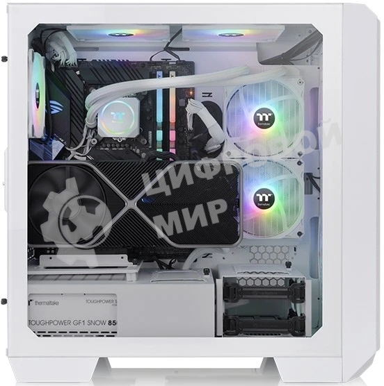 Компьютерный корпус Thermaltake View 300 MX белый без БП ATX 6x120мм 6x140мм 3x200мм 2xUSB 2.0 1xUSB 3.0 audio bott PSU