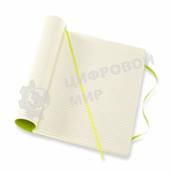 Блокнот Moleskine Classic XL,192 страниц, лаймовый, в линейку
