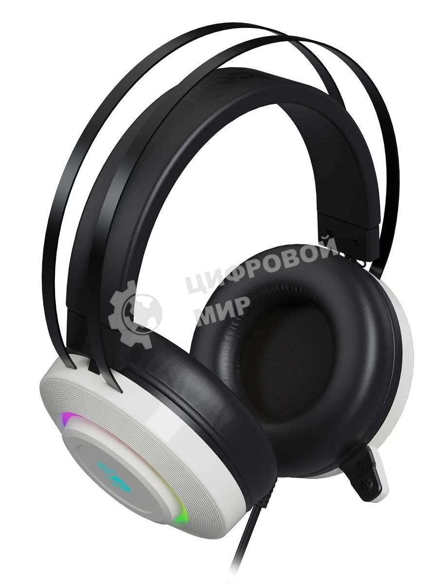 Гарнитура проводная с микрофоном A4Tech Bloody G521 белый 2.3м мониторные оголовье (G521 (WHITE))