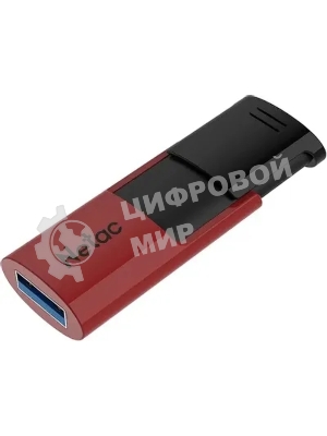 Флешка USB Netac U182 (replaced NT03U182N-016G-30RE), 16Gb, USB 3.2, R/W 70/30, красный/черный