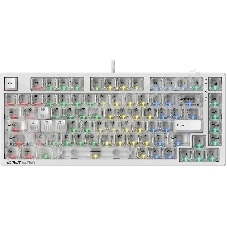 Клавиатура A4Tech Bloody MS76 проводная, USB Type-A, белый