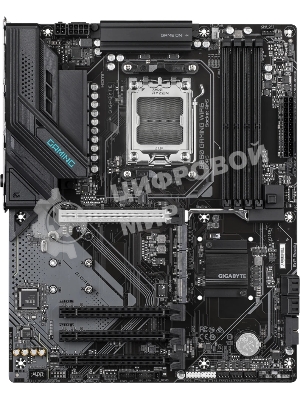 Материнская плата Gigabyte B850 GAMING WIFI6, AM5, AMD B850, 4xDDR5, 4xSATA, 3xM.2, 1xPCIe 5.0 x16, 3xPCIe 3.0 x16, 1xHDMI, 1xDP, 1x1Gb LAN, Wi-Fi 6, Bluetooth 5.3, 1xUSB-C 5Gbps, 2xUSB-A 10Gbps, 2xUSB-A 5Gbps, 4xUSB-A 2.0, 1xPS/2, 3x3.5 мм, 7.1, ATX