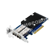 Сетевая карта QNAP Expansion Card QXG-10G2SF-X710 PCIe Gen3 x8 2x10GbE(SFP+)