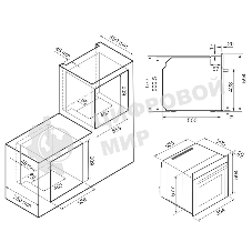 Электрический духовой шкаф Krona ESSENZA 60 WH G2