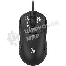 Мышь проводная A4Tech Bloody W72 Ultra черный, 20000 dpi, USB, кнопки - 7