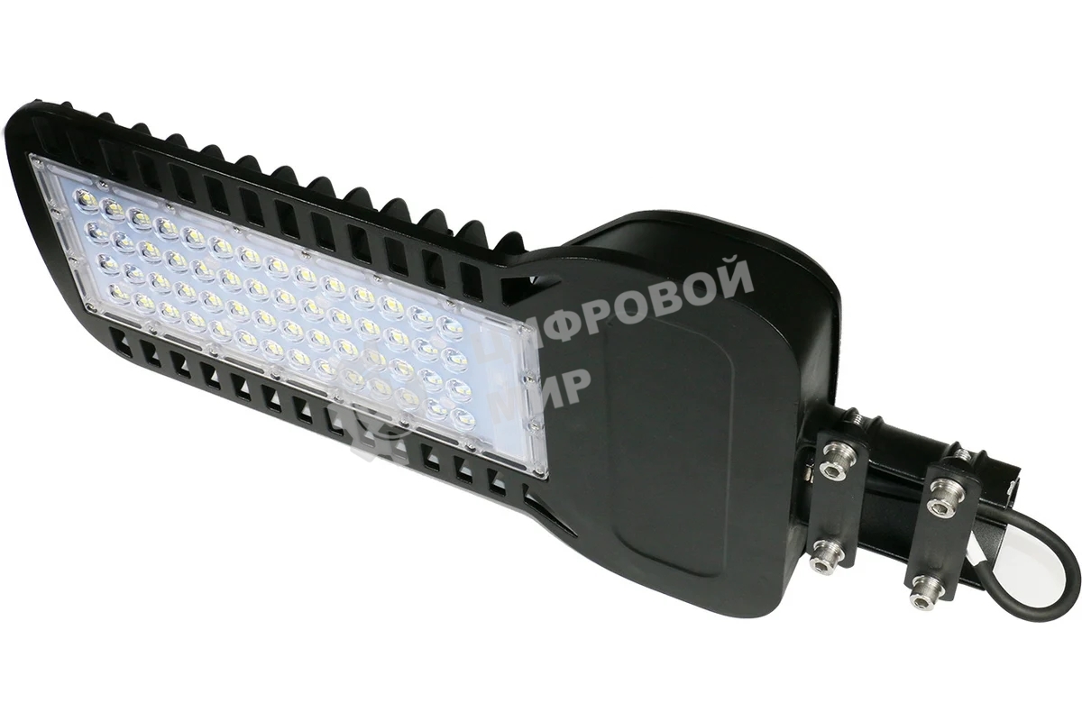 Светильник светодиодный уличный консольный Gauss Qplus LED ДКУ 150 Вт 18000 Лм 5000К IP65 120-260 В КСС Ш 535х260х64 мм