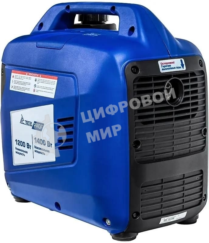 Электрогенератор бензиновый инверторный ТСС SGG 1400Si, 1.4 кВт, 56 дБ, 10.5 кг