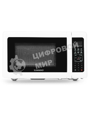 Микроволновая печь SunWind SUN-MW005 белый, 20 л, 700 Вт, переключатели - сенсор
