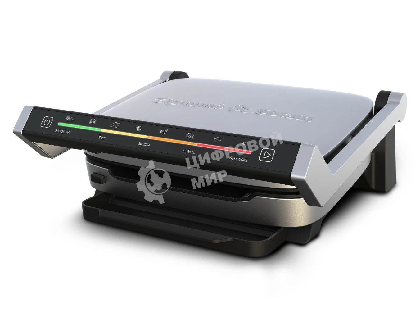 Гриль электрический Zigmund & Shtain ZEG-930 стальной/черный, 2000 Вт